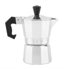 알루미늄 이탈리아 타입 포트 커피 메이커 스토브 홈 오피스 사용 50mL 1 컵, 커피 메이커 50mL 1컵 알루미늄 이탈리아 타입 포트, 1개, 01 50mL 1 Cup