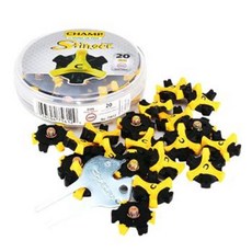 나사형 스파이크 골프화 교체용 징 18개 남성용골프화