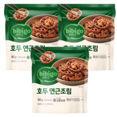 CJ 비비고 호두연근조림90g, 3개, 90g