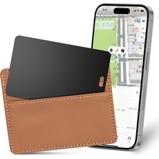 월렛 트래커 카드는 수하물 태그 여권 열쇠 가방 1팩을 위한 Apple Find My iOS 전용 Wallet 카드 무선 충전식 아이템 찾기와 함께 작동합니다, 1, 1개