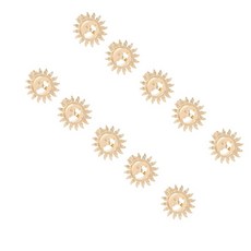 스타일링을 위한 웨딩 파티 장식 냅킨 홀더 문 선 합금 반지, 5