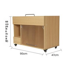 고양이 원목 화장실 냄새방지 배변통 사막화 방지 모래통, 1개, 원목 다층 화이트오크 화장실없음