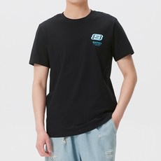 스케쳐스 남녀공용 여름 심플한 디자인 반소매 티셔츠 L224U137-0018