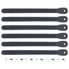 스키 겨울 스노우 스포츠를 위한 내마모성 스노보드 바인딩 사다리 스트랩 경량 스노보드 사다리 스트랩, 6PCS