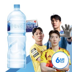 동원샘물 무라벨 2L /라벨프리/생수/물, 6개