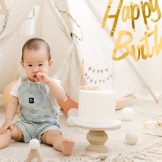 Gography 現貨 蛋糕插旗 造型蛋糕 插牌 蛋糕裝飾 生日派對 慶生派對 寶寶生日, 迷你三角旗-蛋糕插籤, 1個