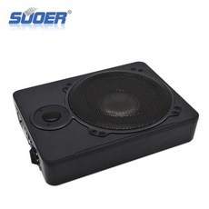 호환Suoer-10B 고출력 자동차 오디오 서브우퍼 베이스 좌석 아래 우퍼 스피커 10 인치 600W, 1개