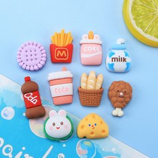 맛집 디저트 랜덤 데코장식, 200개입*1봉