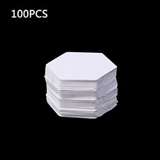 헥사곤 템플릿 100개 세트 퀼팅 재봉 공예 DIY 6가지 크기 템플릿 어린이용 성인용 수제 액세서리 공급품, 12MM