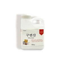 퍼굿 구연산 500g 용기, 1개