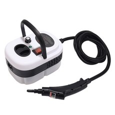 220V 110V 양용 2500W 고압 스팀청소기 다목적 가정용 위생세척기, 화이트, 버튼다운