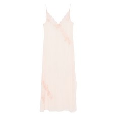 카린길슨 칼레코드리 레이스 실크 트리밍 나이트 드레스