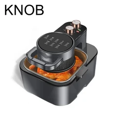9L 다기능 지능형 가정용 에어프라이어 (터치스크린 제어), 02 UK, 01 knob