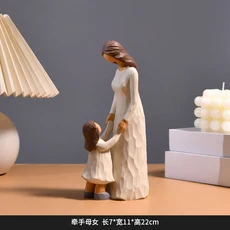 버블 걸 소녀 감성 레진 장식품 데스크탑 현관 수납 정리 장식품 공예품 명절 선물, 달소녀