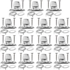 15 세트 마린 등급 트위스트 잠금 패스너 방청 턴 버튼 아일렛 및 스터드 장착 나사 아연 합금 캔버스 쿼터 보트용 패스너, Mxxipp 보트 데크 용품 힌지 부품 해치 15개 세