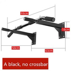 부하 용 벽걸이 형 훈련 대형 듀티 홈 장비 헤비 바 수평 턱업 200KG 실내 강철 풀업, Bla Without Bars