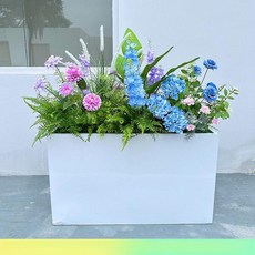 플랜트 화분 박스 사무실 조화 화단 나무 인조 베란다, 도그테일 클로버 윙클로버