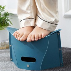 셀엔드 휴대용 접이식 간이의자 접이식체어 휴대용의자, 블루