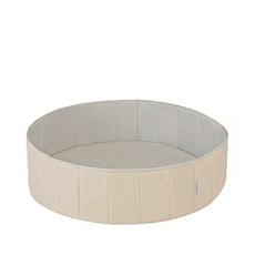 까사드로잉 플레이매트 접이식 아기 볼풀장 방수 촉감놀이, 베이지