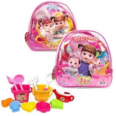 콩순이 배낭 모래놀이 콩순이모래놀이 소꿉놀이 완구, 1개