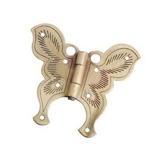 늘눠프 불나비경첩 대 소 고가구경첩, 1)불나비경첩/소/금장엔틱/4-10, 1