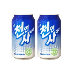 천연사이다 350ml x 48캔, 48개