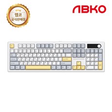 [ABKO 공식 판매점] 앱코 기계식 키보드 유무선 블루투스 저소음 무소음 태블릿 노트북 ACH105 오피스워커, ACH105 저소음 택타일 바다소금, Alice Blue