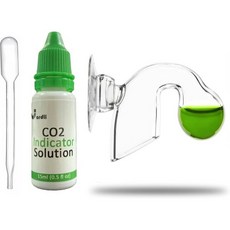 심은 수족관 시스템용 유리 나노 CO2 드롭 체커 농도 모니터 세트용액이 있는, Nano Drop Checker with Solutio, 1개, 15ml