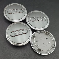 아우디 호환 허브 캡 자동차 휠 센터 A1 A2 A3 A4 A5 A6 A7 A8 S3 S6 Q3 Q5 Q7 액세서리 60mm 77mm 4 개, 08 69mm Grey 4pcs, 69mm Grey 4pcs, 4개