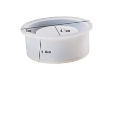 호환 집 울타리 화분 실리콘 몰드 캔들 컵 콘크리트 몰드 DIY 홈 장식 석고 공예 다육 파종기 시멘트 주조, 01 C-mold