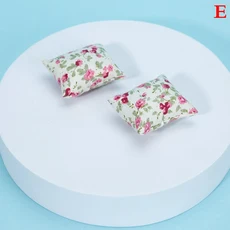 1:12 인형 집용 베개 달린 미니 가구 소파 어린이용 놀이 DIY 장식, 01 A5(Sofa pillow)