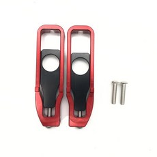 야마하 YZF R6 YZF-R6 바이크 오토바이 액세서리 체인 조절기 텐셔너 커버 리어 휠 액슬 블록 R6 YZF-R6, 02 빨간