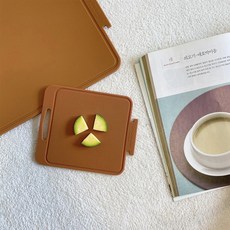 디자인앤쿠 슈프림 실리콘 도마 규소수지 이유식, 디쿠베이비도마 블랙