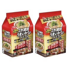 닛신 이건 진짜로 맛있는 라멘 프리미엄 돼지비계 쇼유 3개입 333g, 2개