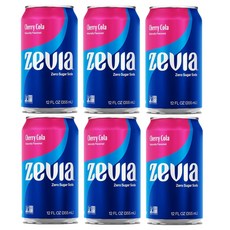 제비아 제로 칼로리 소다 체리 콜라, 355ml