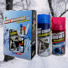 차량용 스노우체인 성애 제거 제 자동차 스프레이 2종 선물 세트 단체 대량
