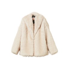 트윈셋 페이크 퍼 후드 코트