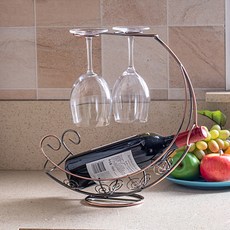 와인거치대 와인진열대 와인잔걸이 랙 선반 걸이 홀더, 1개