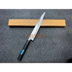 工具家達人 堺孝行 A8 日本製不鏽鋼柳刃生魚片刀，日式料理包丁，適用於生魚片、雞肉等食材, 1個, 堺孝行04703 240mm生魚片刀,手工額外磨利