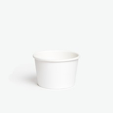 예쁜그릇 디저트컵 시리얼그릇 110cc 아이스크림컵 종이용기 1000개입, 1개