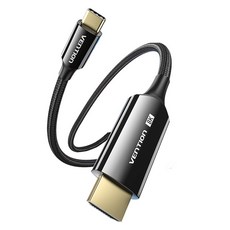 벤션 울트라 8K 60Hz C타입 HDMI 2.1 미러링 케이블, 1개, 1m