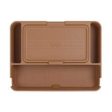 지파츠 지파츠 디올뉴 팰리세이드 LX3 9인승 암레스트 콘솔 트레이 논슬립 친환경 실리콘 소재 커버, 브라운, 9인승 암레스트 콘솔 트레이 (B-4), 1개