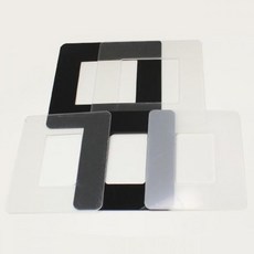 스위치 손때방지 벽지 손때 스위치커버 2+1, 블랙/소형, 블랙/소형, 블랙/대형