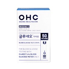 인포피아 글루네오 라이트 혈당측정검사지, 50개입, 1개