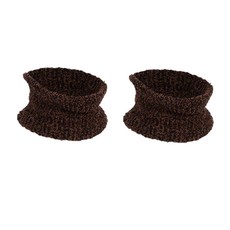 INCONTRO 超細纖維四向彈力修身款高爾夫圍脖 2件組, 麻花棕色