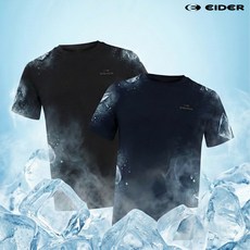 아이더 반팔 티셔츠 1+1 POP 2PACK 남성 브이넥