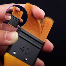 쌍문상회 미술용품 수채화 백붓 브러시 붓세트 나일론 유화 정교한 미술붓 납작붓 아크릴 붓 페인팅 평붓 미술용붓 납작 사선붓 미술재료 40872EA, 본상품선택