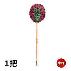 대형 야외 빗자루 실외 마당 도 업그레이드된 낙엽 청소 아연도금강봉 쓸기 플라 두꺼운 A., 1개, J. 엔지니어링 플라스틱 빗자루 55x65cm 목재 손