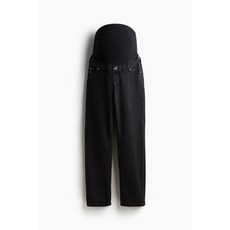 에이치앤엠 H&M MAMA 스트레이트 데님 - 다크 그레이-335303