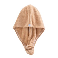 Toby乾髮毛巾 头髮毛巾, 5件, 棕色（圓形）